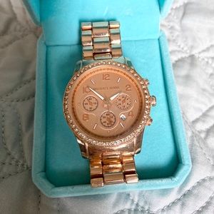 Michel Kors rose gold watch